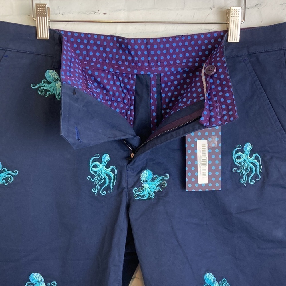 Lords Of Harlech NWT Edward Lux Blue Shorts 34 Academia Golf Tennis Prep Preppy - Picture 13 of 16